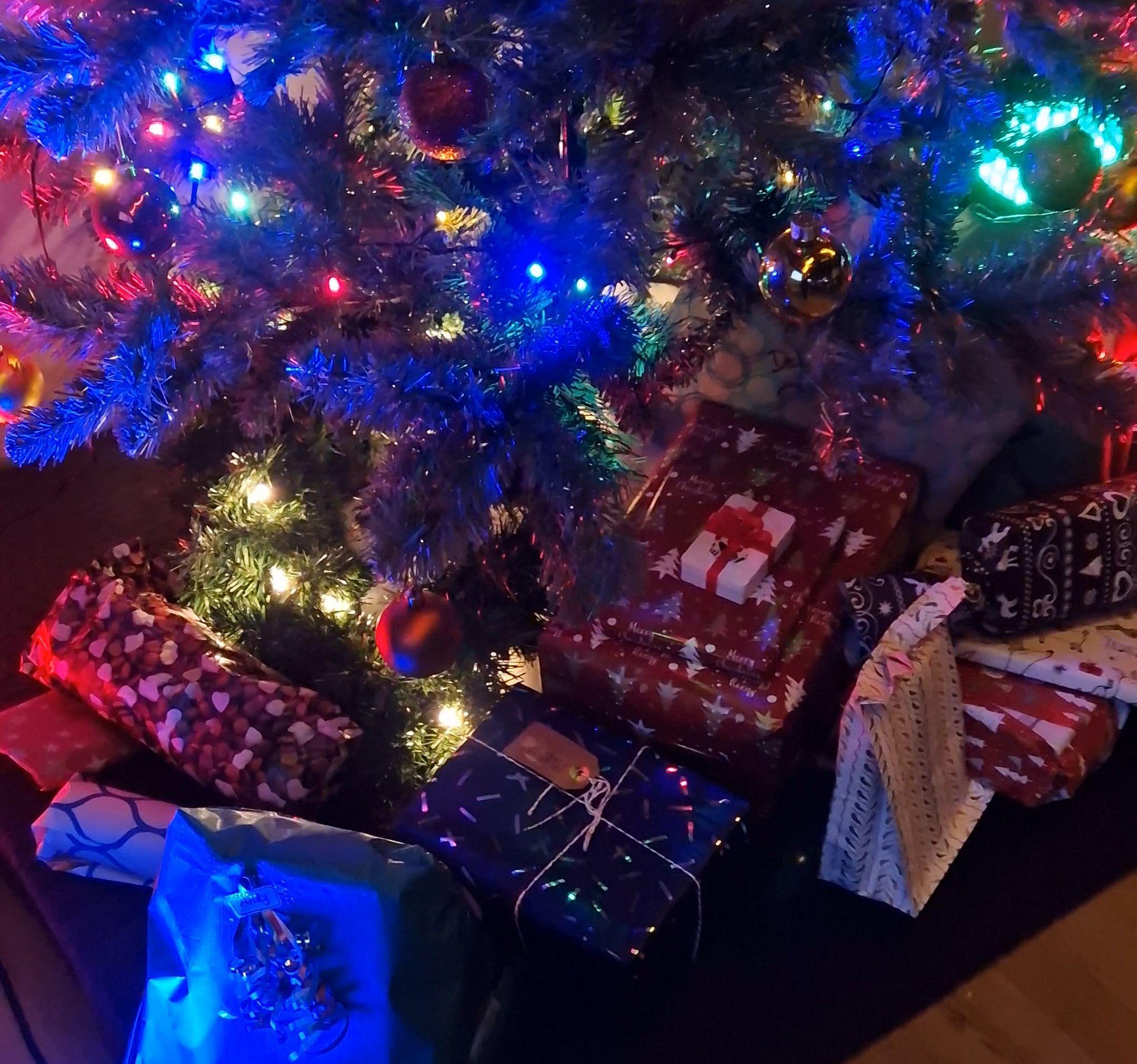 Gifts under the Christmas tree